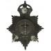 Merthyr Tydfil Borough Police Night Helmet Plate - King's Crown