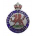 Glamorgan Special Constabulary Enamelled Lapel Badge - King's Crown