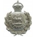 Glamorgan Constabulary Chrome Wreath Cap Badge - King's Crown