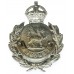 Glamorgan Constabulary Chrome Wreath Cap Badge - King's Crown