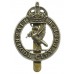 Liverpool City Police White Metal Cap Badge - King's Crown