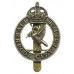 Liverpool City Police White Metal Cap Badge - King's Crown