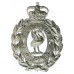 Liverpool City Police Wreath Helmet Plate - Queen's Crown