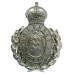 Guernsey Police Wreath Helmet Plate - King's Crown