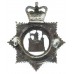 Suffolk Constabulary Senior Officer's Enamelled Cap Badge - Queen's Crown