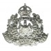 East Suffolk Police Chrome Cap Badge - King's Crown