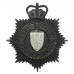 West Suffolk Constabulary Small Star Night Helmet Plate - Queen's Crown