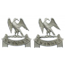 Pair of Swansea Borough Police Collar Badges