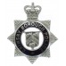 Grimsby Borough Police Senior Officer's Enamelled Cap Badge - Queen's Crown