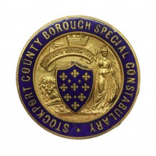 Stockport County Borough Special Constabulary Enamelled Lapel Badge