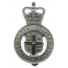 Luton County Borough Police Cap Badge - Queen's Crown