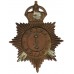 Luton Borough Police Night Helmet Plate - King's Crown