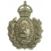 Luton Borough Police Wreath Helmet Plate - King's Crown