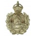 Luton Borough Police Wreath Helmet Plate - King's Crown