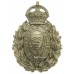 Carlisle City Police Wreath Helmet Plate - King's Crown