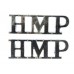 Pair of H. M. Prison Service (H.M.P.) Shoulder Titles