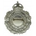George VI Devon Constabulary Wreath Helmet Plate - King's Crown