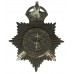 Cardiff City Police Night Helmet Plate - King's Crown