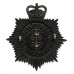 West Suffolk Constabulary Small Star Night Helmet Plate - Queen's Crown