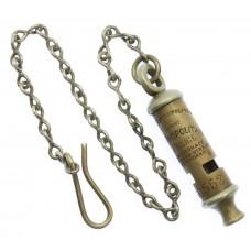 Metropolitan Police 'The Metropolitan' Patent Numbered Whistle & Chain - No. 30552