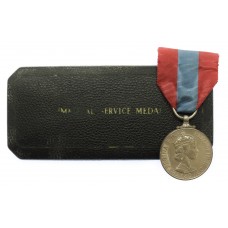 Elizabeth II Imperial Service Medal in Box of Issue - Adrian Adolphus John Chudleigh