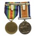 WW1 British War & Victory Medal Pair - Pte. G.H. Mitchell, Army Service Corps