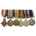 WW1 and WW2 Royal Navy Long Service Medal Group of Six - Ch. Sto. A.W. Harper, Royal Navy