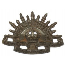 Australian Commonwealth Military Forces Slouch Hat Badge - King's