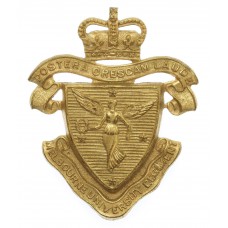 Australian Melbourne University Regiment Cap Badge - Queen's Crown