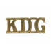 1st King's Dragoon Guards (K.D.G.) Shoulder Title