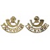 Pair of Somerset Light Infantry (Bugle/SOMERSET) Shoulder Titles