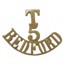 5th Territorial Bn. Bedfordshire Regiment (T/5/BEDFORD) Shoulder 