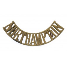 Northamptonshire Regiment (NORTHAMPTON) Shoulder Title