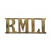 Royal Marine Light Infantry ( R.M.L.I.) Shoulder Title
