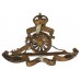 Royal Artillery Officer's Service Dress Cap Badge - King's Crown