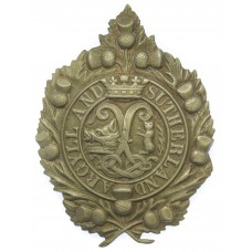 Victorian Argyll & Sutherland Highlanders Cap Badge