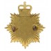 Royal Alderney Militia Bi-Metal Cap Badge - Queen's Crown