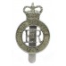 War Department Fire Service Chrome Cap Badge - Queen's Crown