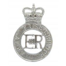 Army Fire Service Anodised (Staybrite) Cap Badge