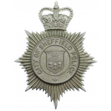 Sheffield City Police Helmet Plate - Queen's Crown