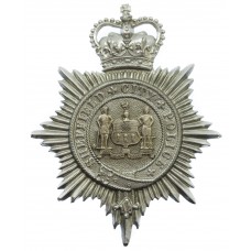 Sheffield City Police Helmet Plate - Queen's Crown 