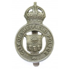 Sheffield City Police Cap Badge - King's Crown 