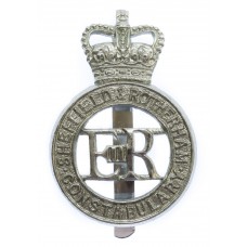 Sheffield & Rotherham Constabulary Cap Badge - Queen's Crown