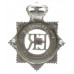 Sheffield & Rotherham Constabulary Senior Officer's Enamelled Cap Badge - Queen's Crown
