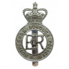 Rotherham Borough Police Cap Badge - Queen's Crown