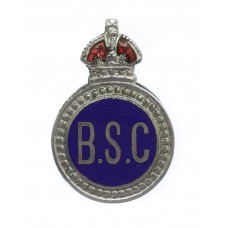 Bristol Special  Constabulary Enamelled Lapel Badge - King's Crown