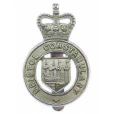 Bristol Constabulary  Cap Badge - Queen's Crown