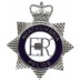 Northumbria Police Senior Officer's Enamelled Cap Badge - Queen's Crown