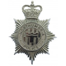 Northumbria Police Helmet Plate - Queen's Crown