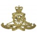 Royal New Zealand Artillery Cap Badge - Queen's Crown